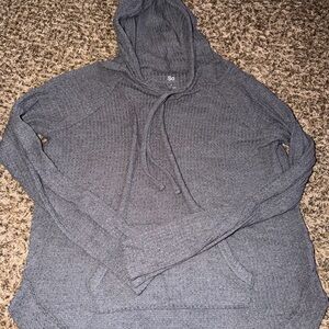 Gray Hooded Sweater
